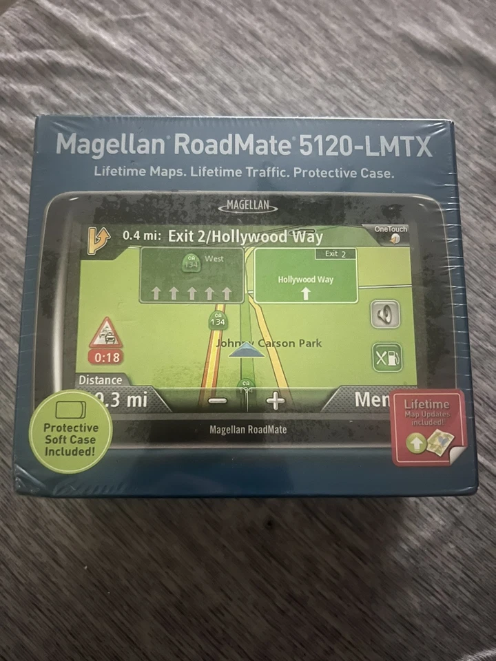 Magellan Roadmate 5120-Lmtx Gps Navigator Lifetime Maps Traffic - Image 1 of 1
