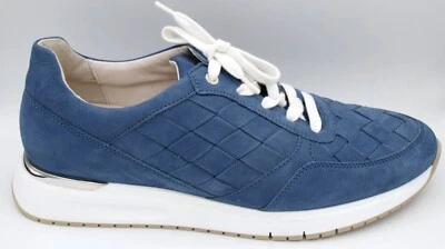 Gabor Comfort Sneaker 44 H Weite Damenschuhe blau 7964