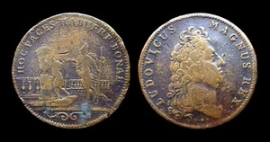Louis XIV Comptabilité des Batiments du Roi F12779, laiton - Picture 1 of 1