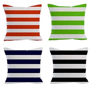4-Pack Decorative Throw Pillow Cover 20X20,Home Decor Outdoor-Insert Not Include - Picture 1 of 3