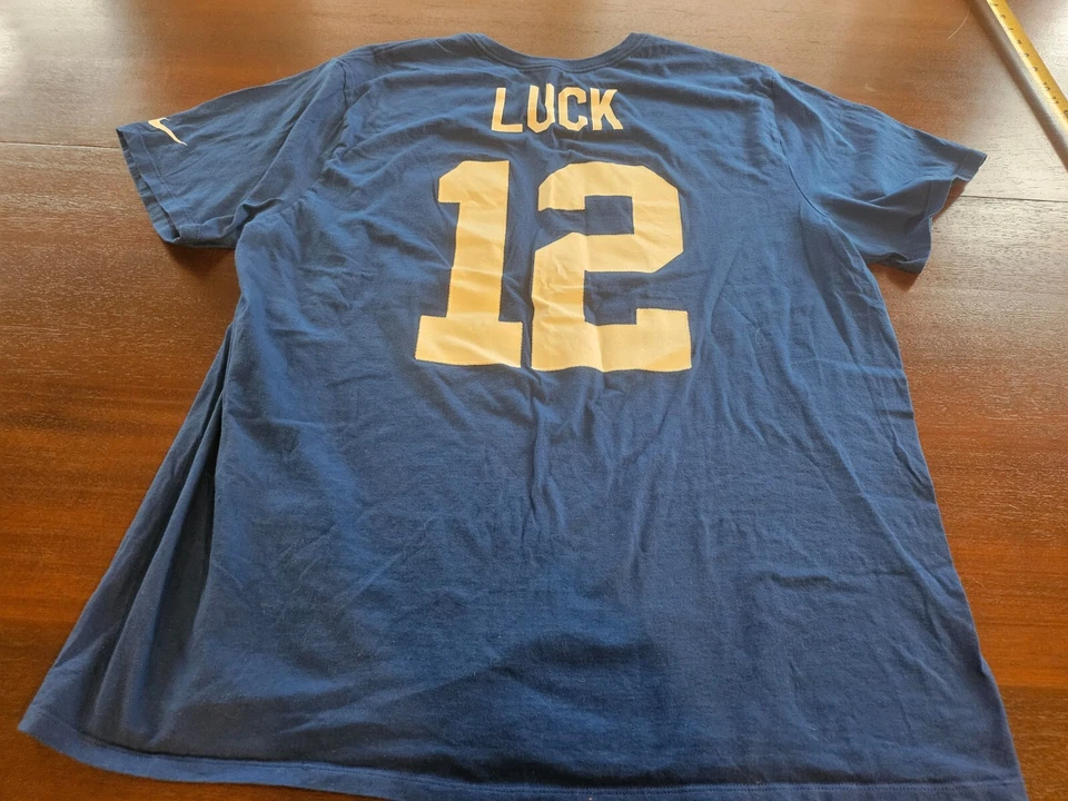 NIKE INDIANAPOLIS COLTS 3XL Camiseta Andrew Luck Fútbol NFL Quarterback Camiseta Foto 1 de 4