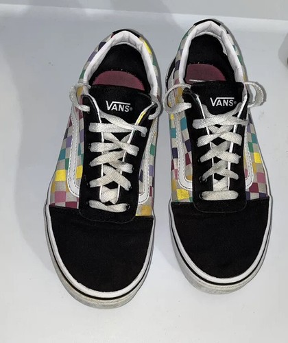 Scarpe a scacchiera Vans Oldol Skool Missya tagliae g 4carpe scarpeleno arcobal