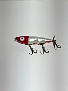 Rhoden Johnny Rattler Top Water White/Red Surface Rigging 4" EX 3T Haken - Bild 1 von 10