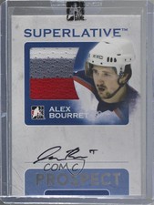 2007-08 ITG Superlative Prospect Game-Used Jersey Silver /50 Alex Bourret Auto