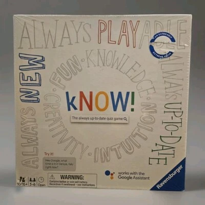 Ravensburger The Google Assistant Board Game kNOW! The Always Up-to-Date Quiz  - Image 1 of 4