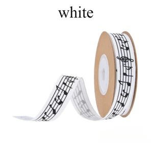 10m Gift Box Packaging Bow Band Note Printed Tape Edge Bouquet Wrapping Ribbon - Picture 1 of 9
