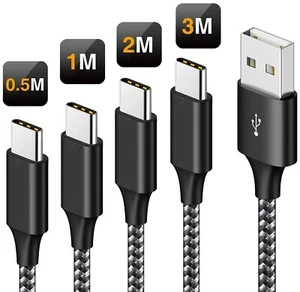 0,5m / 1m / 2m / 3m USB-C Typ C USB Schnell Ladekabel für Samsung S22 Huawei - Bild 1 von 5