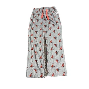 Old Navy Fox Novelty Pants Pajama Bottoms Sz XS Drawstring Waist - Picture 1 of 13