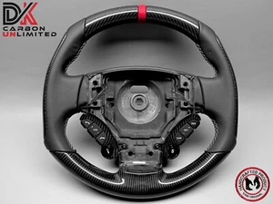Aston Martin Vanquish Zagato Rapide DB9 GT Red Ring Napa Carbon Steering Wheel - Picture 1 of 24