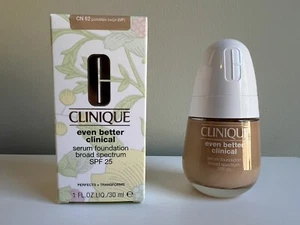 Clinique Even better Clinical Serum Foundation SPF 25 CN 62 Porcelain Beige 1 oz - Picture 1 of 5