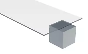 Non-Glare Acrylic, Clear, Transparent, 1.5 MM, 1/16" Thick, 30" W x 36" L - Picture 1 of 1