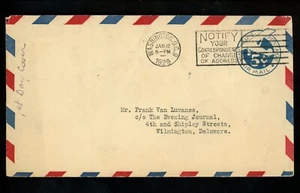 US FDC #UC1 Unknown 1929 Washington DC Monoplane Blue - Picture 1 of 2