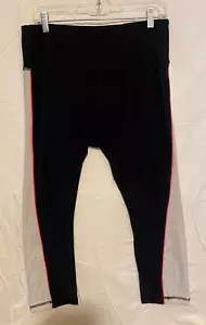 RBX Capri Womens Leggings | Size XL | Black, White, Pink & Activewear Pant - Picture 1 of 3