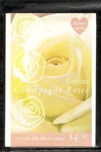 Australia Champagne Roses Booklet , MHN - Picture 1 of 1
