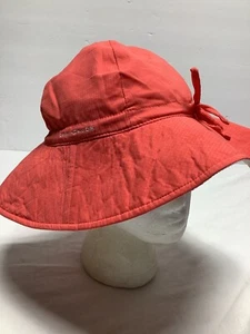 Columbia Omnishade Reversible Pescador Cubo Sombrero Blanco/Coral Rosa Mujer’s Caminata - Imagen 1 de 4
