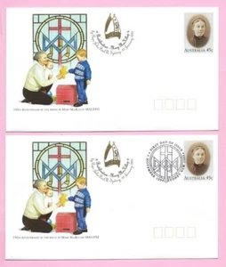 AUSTRALIA 1994 Pair of PSE's FDC & Mint - Beatification MARY MacKILLOP + Insert - Picture 1 of 3