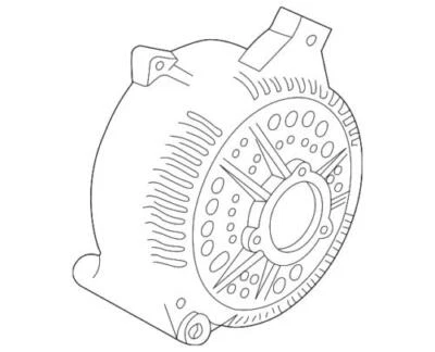 Conjunto de súper alternador genuino Ford 2004-2008 E-150 E-250 E-350 DU2Z10V346BBRM1 Foto 1 de 2