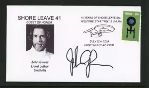 John Glover signiertes Autogrammcover Lionel Luthor Smallville DC Comics TV-Show - Bild 1 von 2