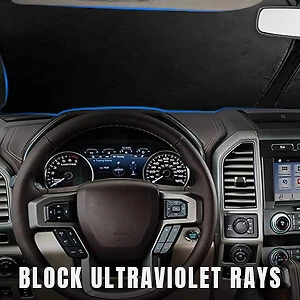 Para 2017-2024 Ford Super Duty F250 F350 F450 para-brisa capa de viseira para-brisa - Imagem 1 de 4