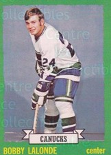1973-74 O-pee-chee Light Backs #179 Bobby Lalonde
