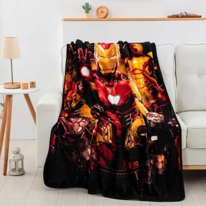 Iron Man Legacy Silk Touch Marvel Throw Blanket - Picture 1 of 3