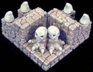 Roleplay 25mm 28mm Scenery D&D Wargame - Dungeon Wall 11 - Picture 1 of 1