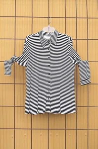 Top MATERNIDAD Maternidad Negro Blanco Rayas, Embarazo, Talla M ¡ENVÍO GRATUITO! - Imagen 1 de 5