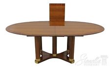 L59213EC: HENREDON Modern Design Satinwood Oval Dining Room Table