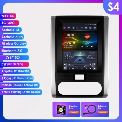 Für Nissan X-Trail 2 T31 XTrail 07-15 AutoRadio GPS Autoradio CarPlay 4G LTE DSP