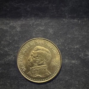 DS1 - Argentina 100 Pesos 1978 Unc. Coins -Jose De San Martin - Picture 1 of 2