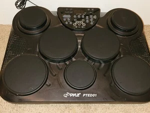 Pyle Pro PTED01 Electronic Drum Machine TESTED *No Pedals Or Sticks Included - Picture 1 of 9