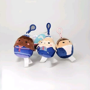 Squishmallows 4" Clip-On Stranger Things Conjunto De 3 Personajes NUEVO CON ETIQUETAS Lote - Imagen 1 de 7