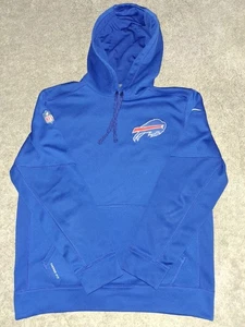  NIKE THERMA-FIT Authentic BUFFALO BILLS On-Field Hoodie Sweatshirt Men's Large  - Picture 1 of 12