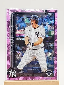 2025 Topps Series 2 Pink Diamante Foil #697 DJ LeMahieu New York Yankees - Bild 1 von 2