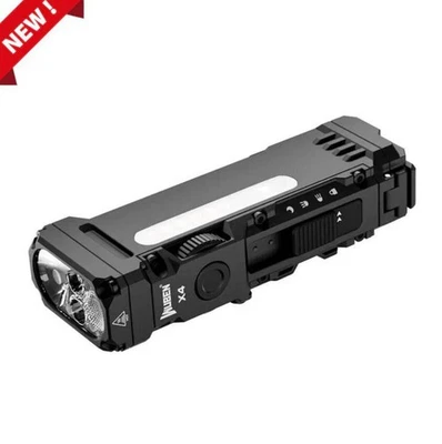 Linterna plana WUBEN X4 EDC 1500 lúmenes RGB luz lateral USB C antorcha recargable - Imagen 1 de 4