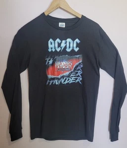 NWT T-Shirt AC/DC-THE RAZORS EDGE Size Small Black Long Sleeve DELTA Pro-Weight  - Picture 1 of 9