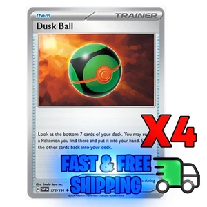 4x Dusk Ball 175/191 [Playset] - Surging Sparks Pokemon TCG x4 - Picture 1 of 1