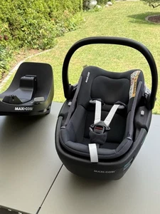 Maxi Cosi Coral 360 I-Size Babyschale Kindersitz plus FamilyFix (3 Jahre alt) - Bild 1 von 12