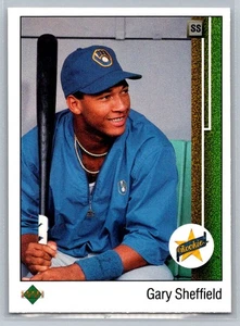 1989 Upper Deck #13 Gary Sheffield Rookie RC Milwaukee Brewers - Bild 1 von 2