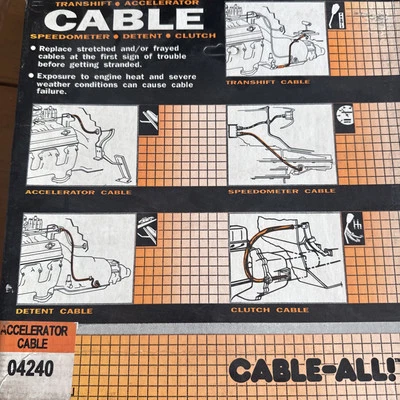 Accelerator Cable Y-269 For 1982-1985 Chevrolet S10 GMC S15 & S15 Jimmy - Image 1 of 4