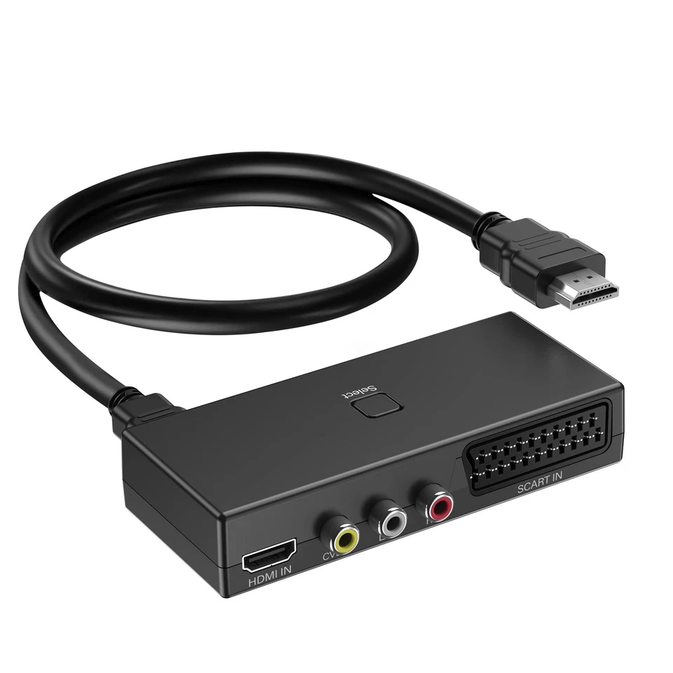 AIFHDAUF Convertitore da scart a HDMI convertitore da RCA a HDMI HDMI Switch ...