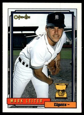 1992 O-Pee-Chee Mark Leiter Detroit Tigers #537 - Image 1 of 2