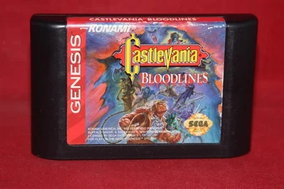 Castlevania: Bloodlines (Sega Genesis, 1994) Authentic Game Cartridge - Image 1 of 3