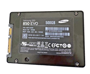 Samsung 850 EVO 500GB 2,5 Zoll SATA Solid State Drive MZ-75E500 - gebraucht - Bild 1 von 2