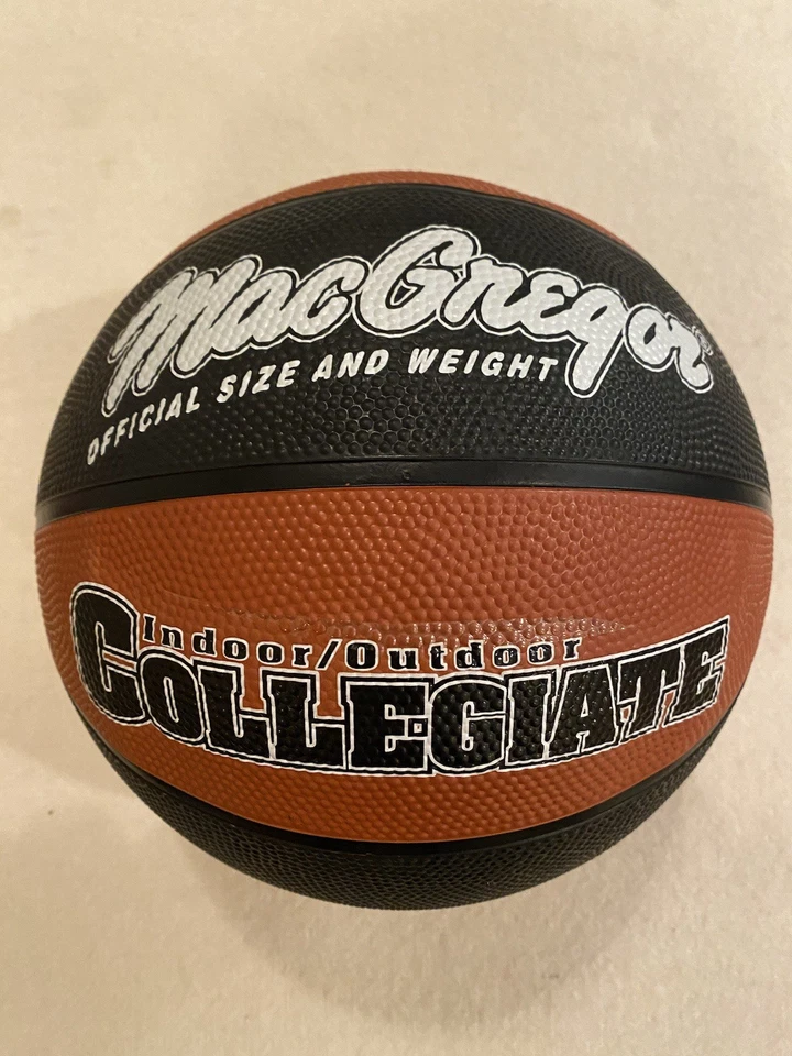 Nuevo MacGregor Collegiate Oficial Tamaño y Peso Baloncesto Necesita Inflado Foto 1 de 4