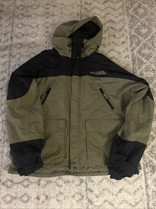 Chaqueta impermeable Bass Pro Shop Pro Qualifier Gore-Tex para hombre 2XL negra verde - Imagen 1 de 12