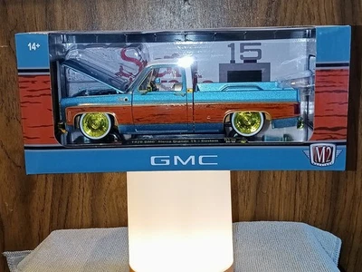 МАШИНЫ M2 1/24 CHASE 1973 GMC SIERRA GRANDE 15 НА ЗАКАЗ VVHTF!!! КВАДРАТНЫЙ КОРПУС!!! - Изображение 1 из 4