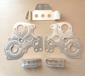 Tamiya Monster Beetle Blackfoot Getriebeplatte Suspension Stay Underguard Set NEU - Bild 1 von 1