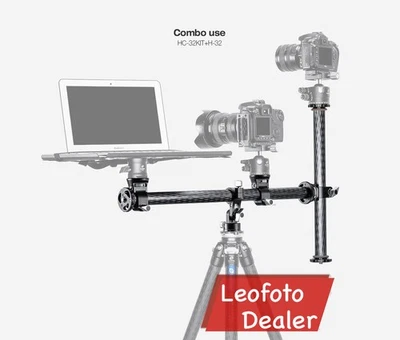 Kit Leofoto HC-32 + H-32 CF Horizontal Pano Columna Central + Combo de Brazo Foto 1 de 4