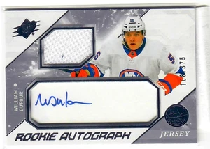 2023-24 UD SPx Hockey Rookie Autograph Jersey RC William Dufour #d108/375 #WD - Picture 1 of 1